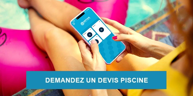 devis de piscine connecté